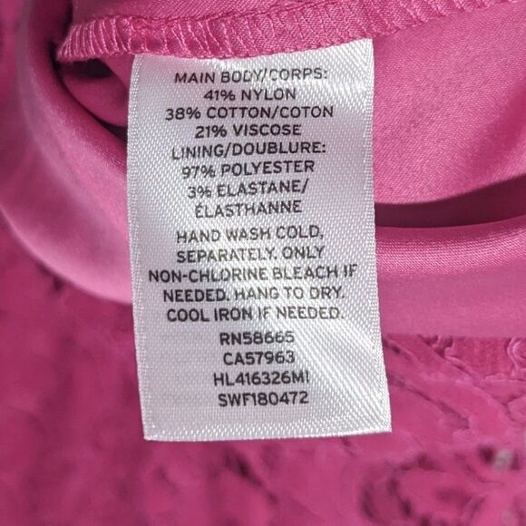 Nwt Chelsea 28 | Magenta lace midi dress - Picture 10 of 10